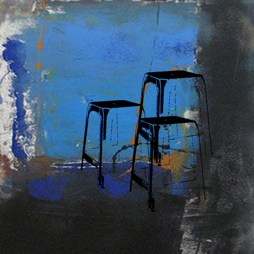 LIMITED SERIE OF 6 ASIAN POP ART PLASTIC CHAIR-MD03
-Technique: Oil painting on rusty corrugated iron sheets (collected from construction sites in Vietnam)
- Dimensions: 100x100x4cm
-Year: 21